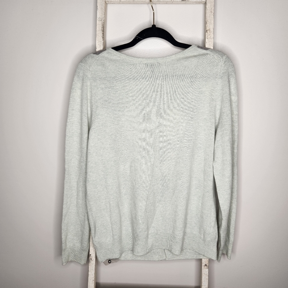 Talbots XL NWT Lambswool Angora Rabbit Hair blend argyle cardigan sweater - Picture 7 of 8